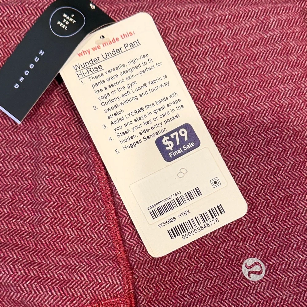 NWT Lululemon Wunder Under Hi-Rise Leggings